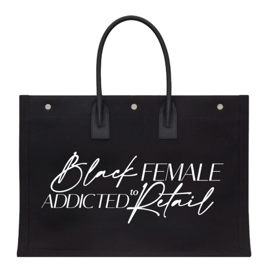 Black Retail Tote